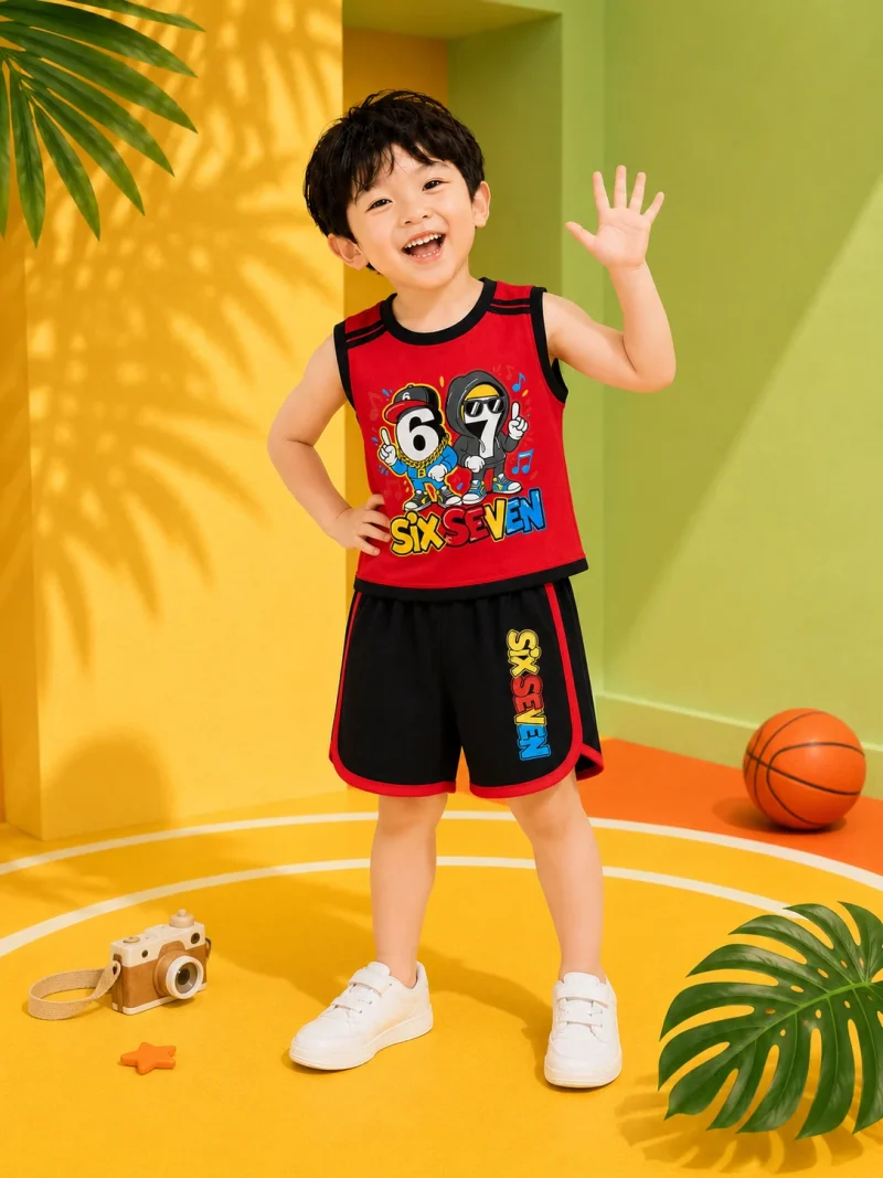 Bộ thể thao bé trai Six Seven Y6103 cotton 100%