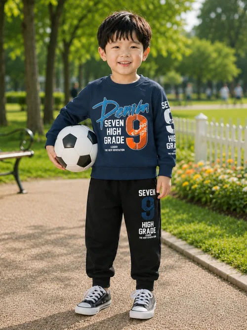 Bộ thu đông bé trai Denim Seven High Grade KH6134-KH6135 cotton 100%
