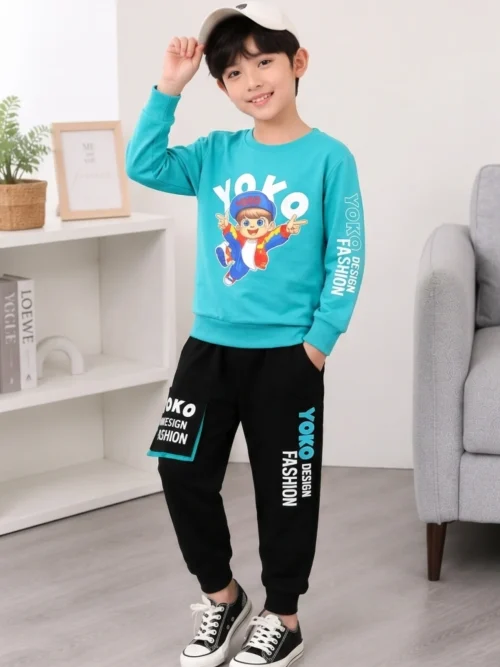 Bộ thu đông bé trai Yoko Kids Y5373 cotton 100%
