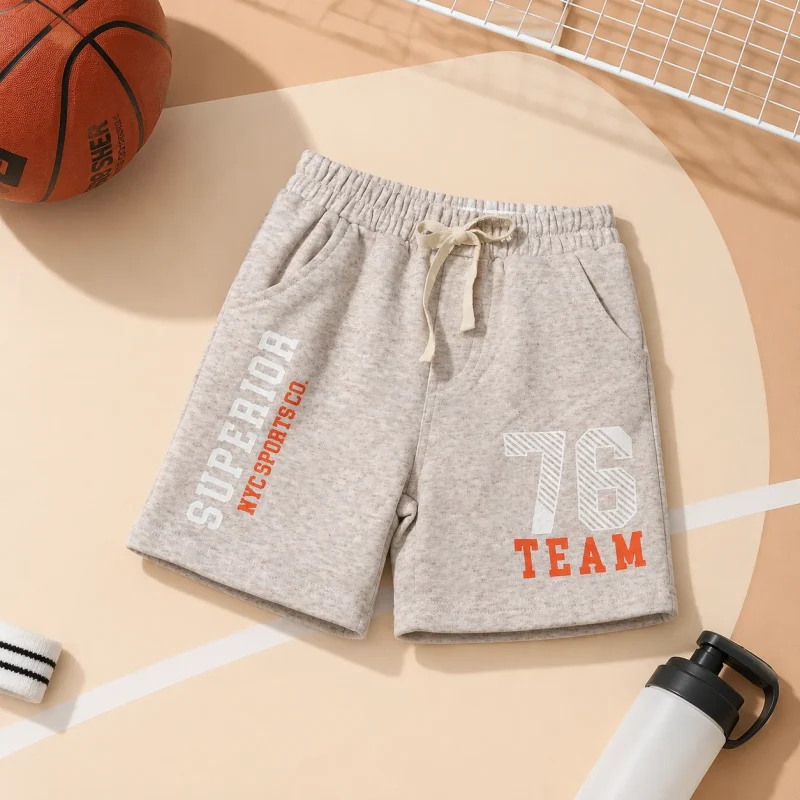 Quần short bé trai Superior phối chữ năng động